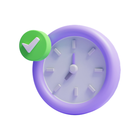 Clock  3D Icon