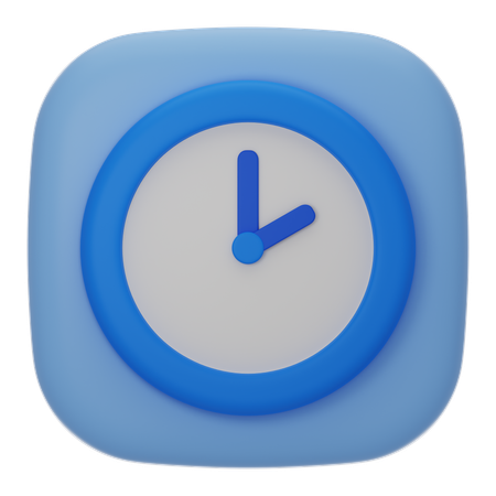 Clock  3D Icon