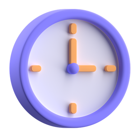 Clock  3D Icon