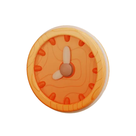 Clock  3D Illustration