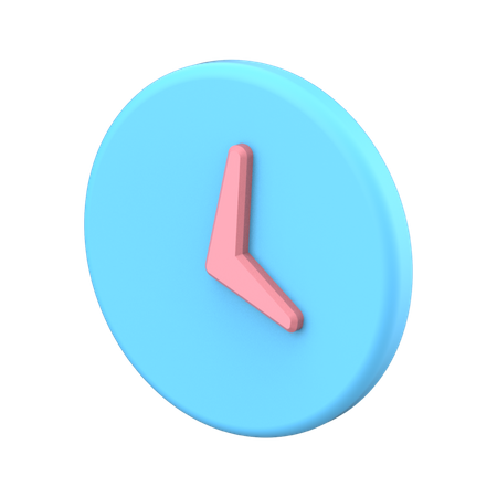 Clock  3D Illustration