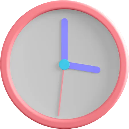 Clock  3D Illustration