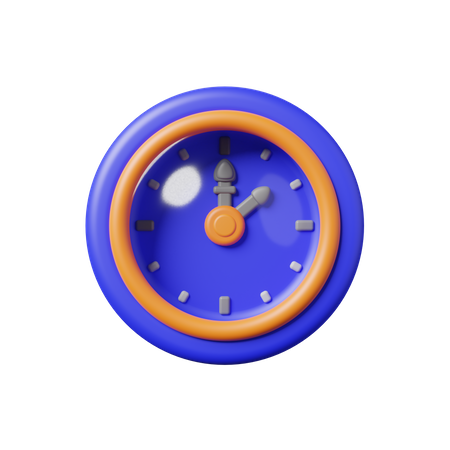 Clock  3D Illustration