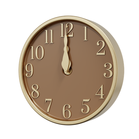 Clock  3D Illustration