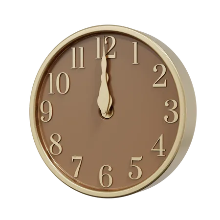 Clock  3D Illustration