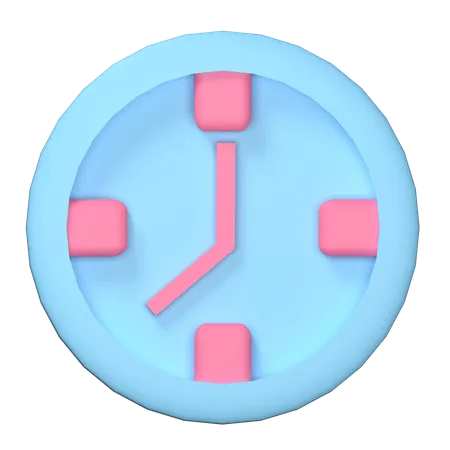 Clock  3D Illustration