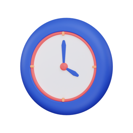 Clock  3D Illustration