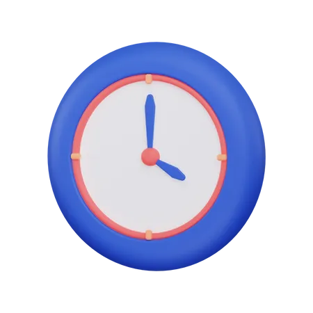 Clock  3D Illustration