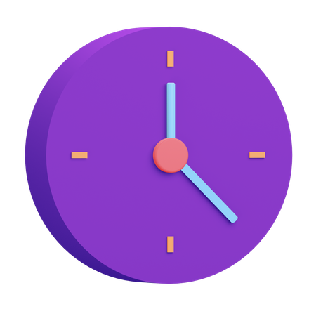 Clock  3D Illustration