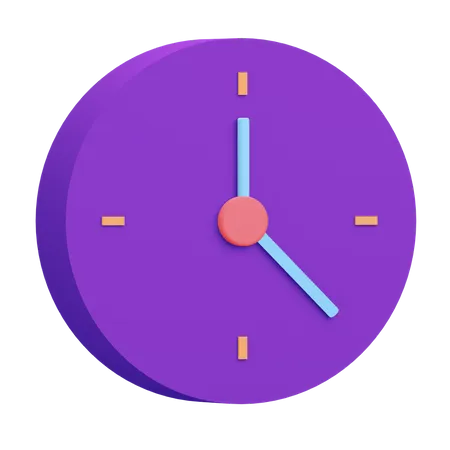 Clock  3D Illustration