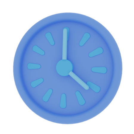 Clock  3D Illustration