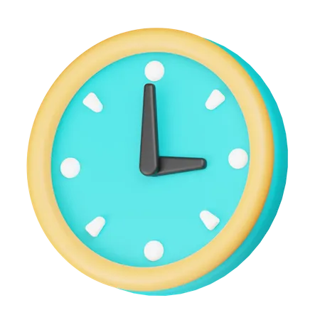 Clock  3D Illustration