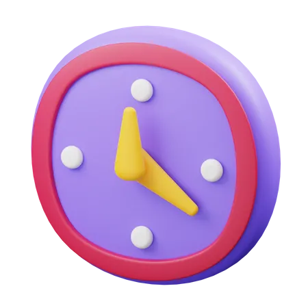 Clock  3D Illustration