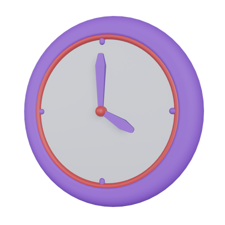 Clock  3D Illustration