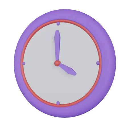 Clock  3D Illustration