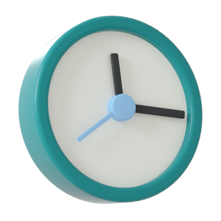 Clock  3D Illustration