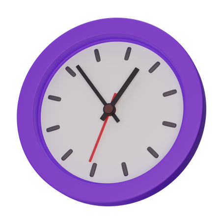 Clock  3D Illustration