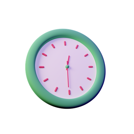 Clock  3D Illustration