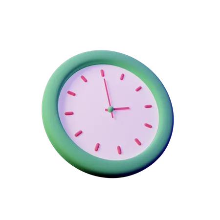 Clock  3D Illustration