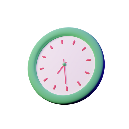 Clock  3D Illustration