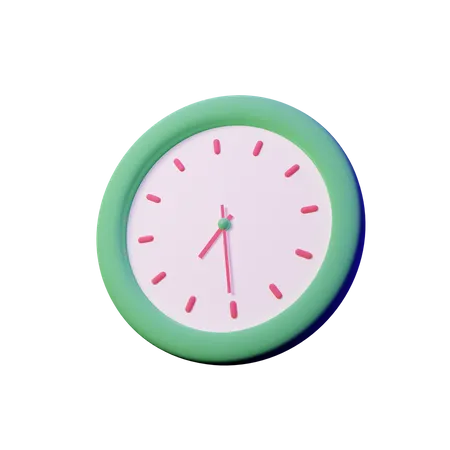 Clock  3D Illustration