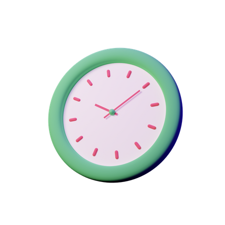 Clock  3D Illustration