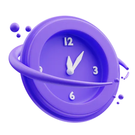 Clock  3D Illustration