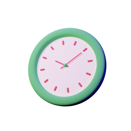 Clock 3D Illustration