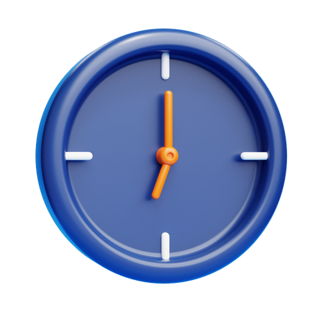 Clock Time  3D Icon