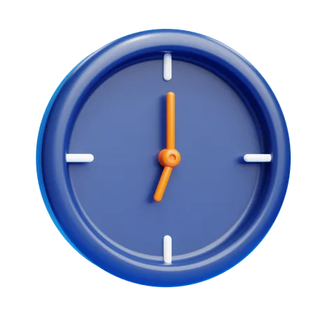 Clock Time  3D Icon