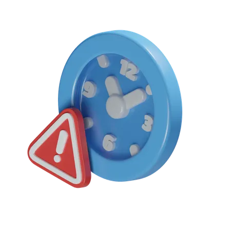 Clock Alert  3D Icon