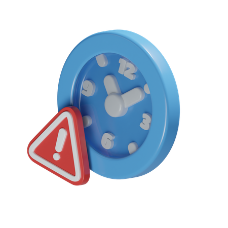 Clock Alert  3D Icon
