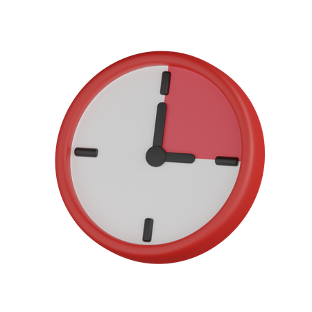 Clock Duration 3D Icon