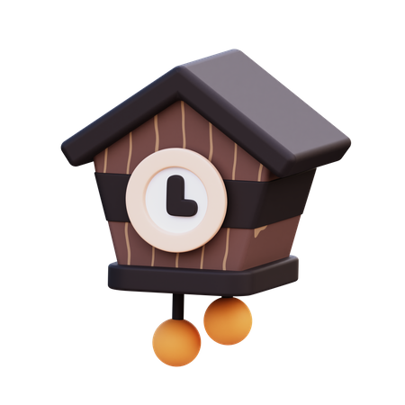 Clock House  3D Icon