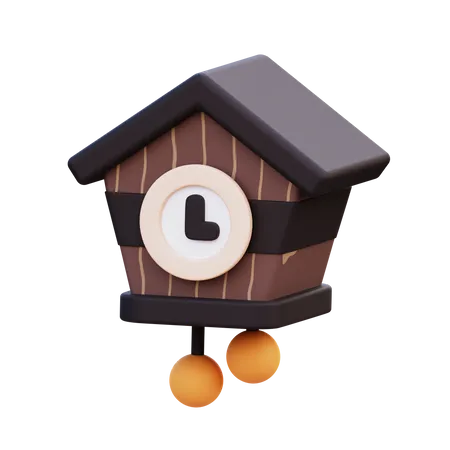 Clock House  3D Icon