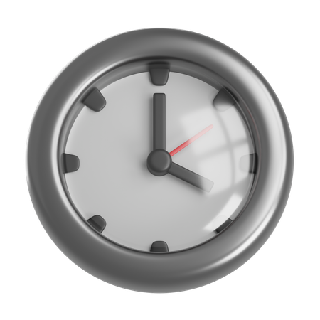 시계 시간  3D Icon