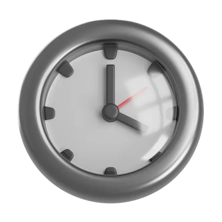 시계 시간  3D Icon