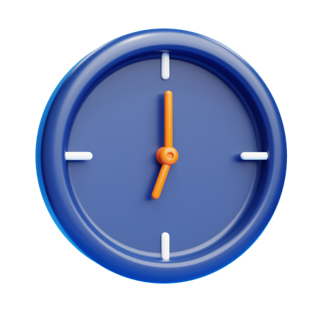 Clock Time  3D Icon