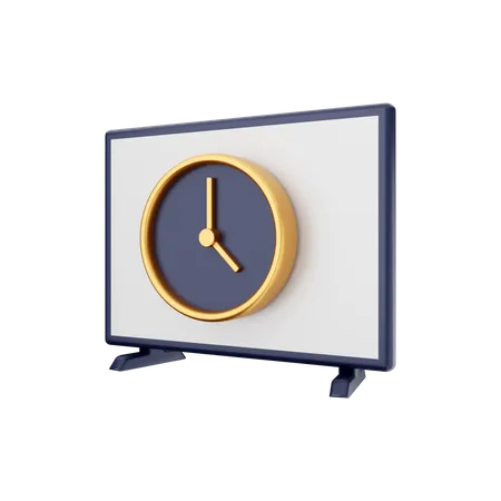 Clock Timer  3D Illustration