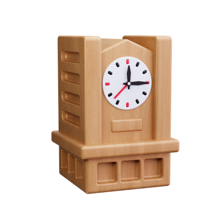 Clock Tower  3D Icon