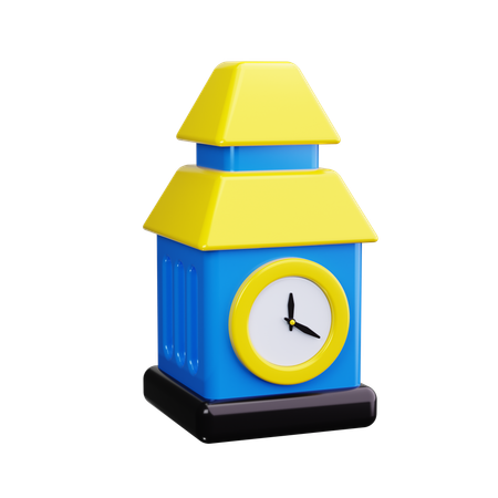 Clock Tower  3D Icon