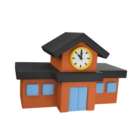 Clock Tower  3D Icon