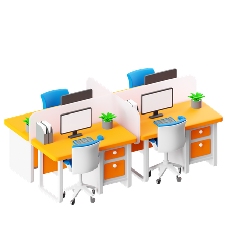 Cloison de bureau  3D Icon