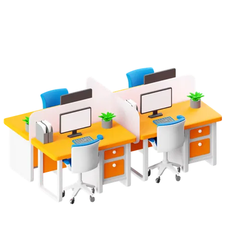 Cloison de bureau  3D Icon