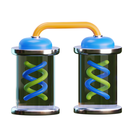 Clonación  3D Icon