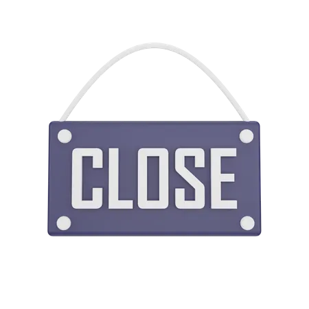 Close  3D Icon