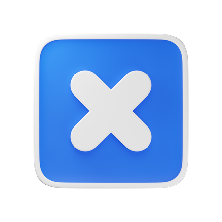 닫다  3D Icon