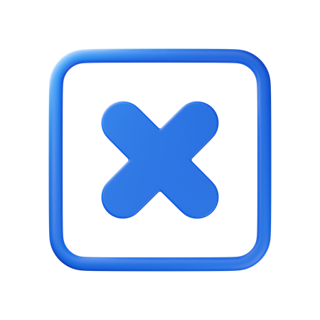 닫다  3D Icon
