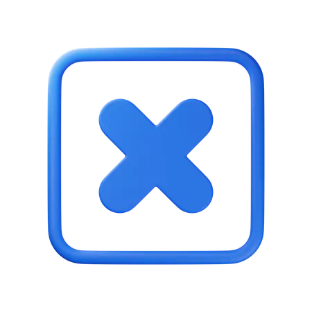 닫다  3D Icon