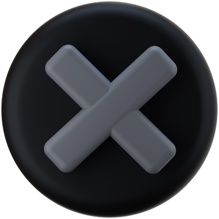 닫다  3D Icon